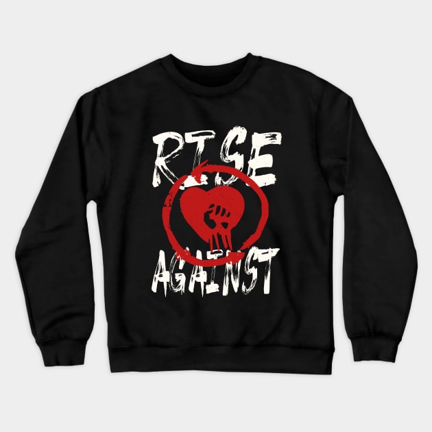 rise against band Crewneck Sweatshirt by VizRad